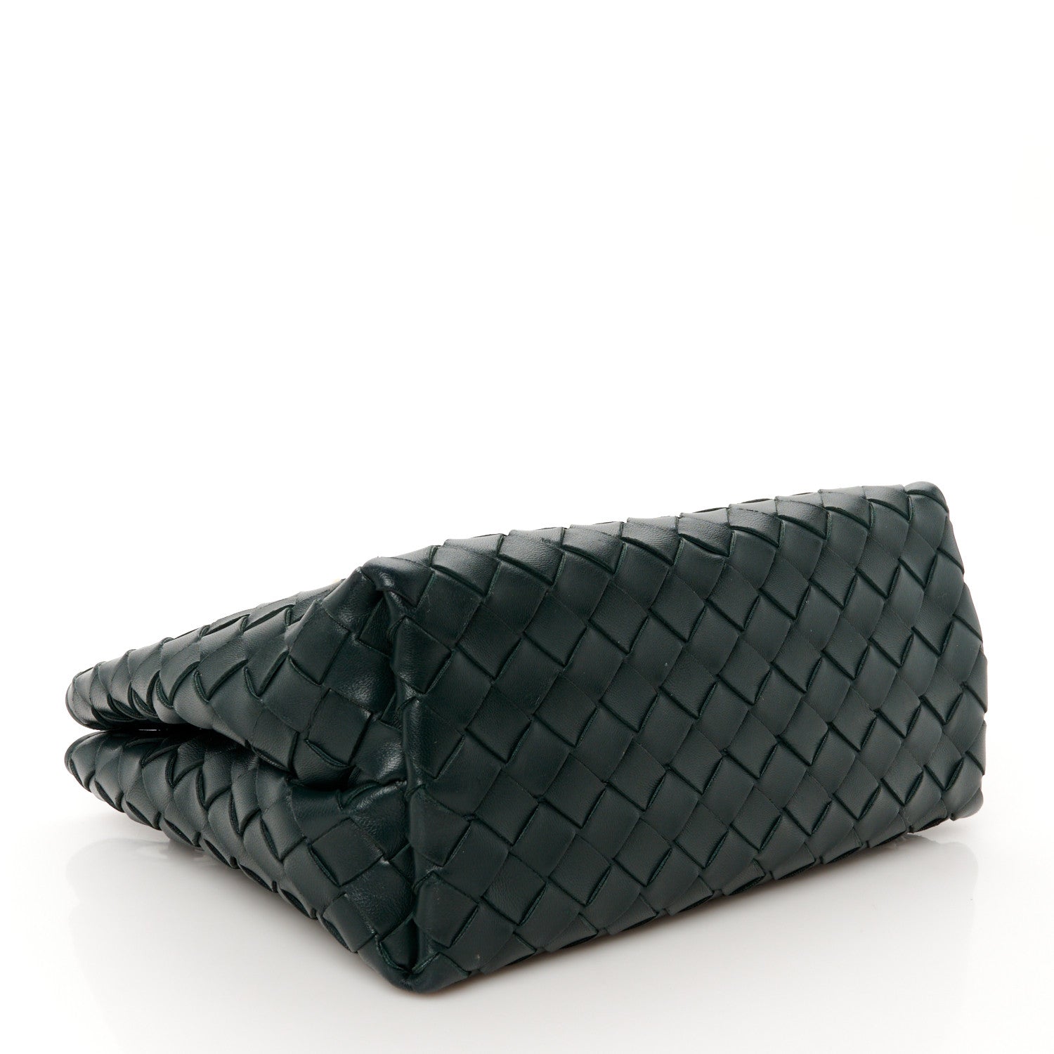 Bottega Veneta Nappa Intrecciato Small Andiamo Shoulder Bag Emerald Green 4 of 11