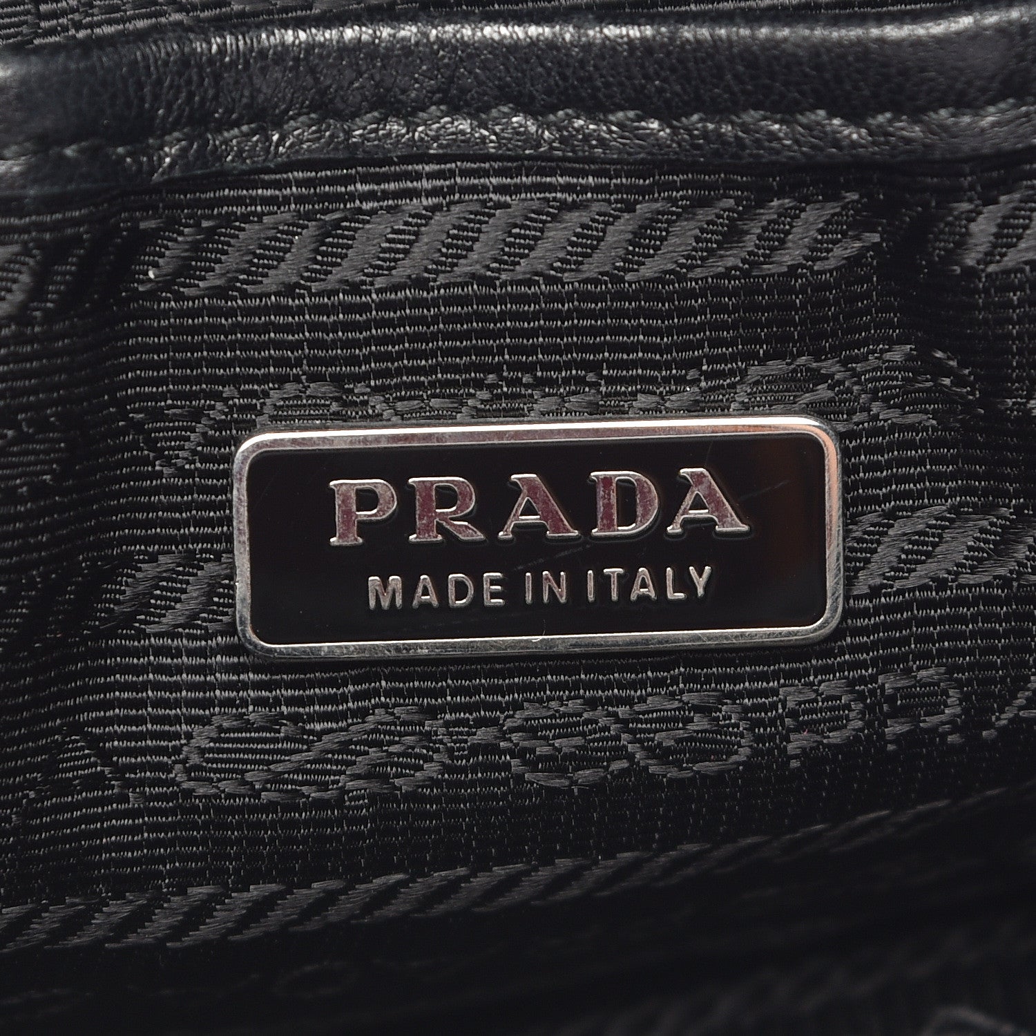 Prada Tessuto Nylon Crossbody Bag Black 6 of 12