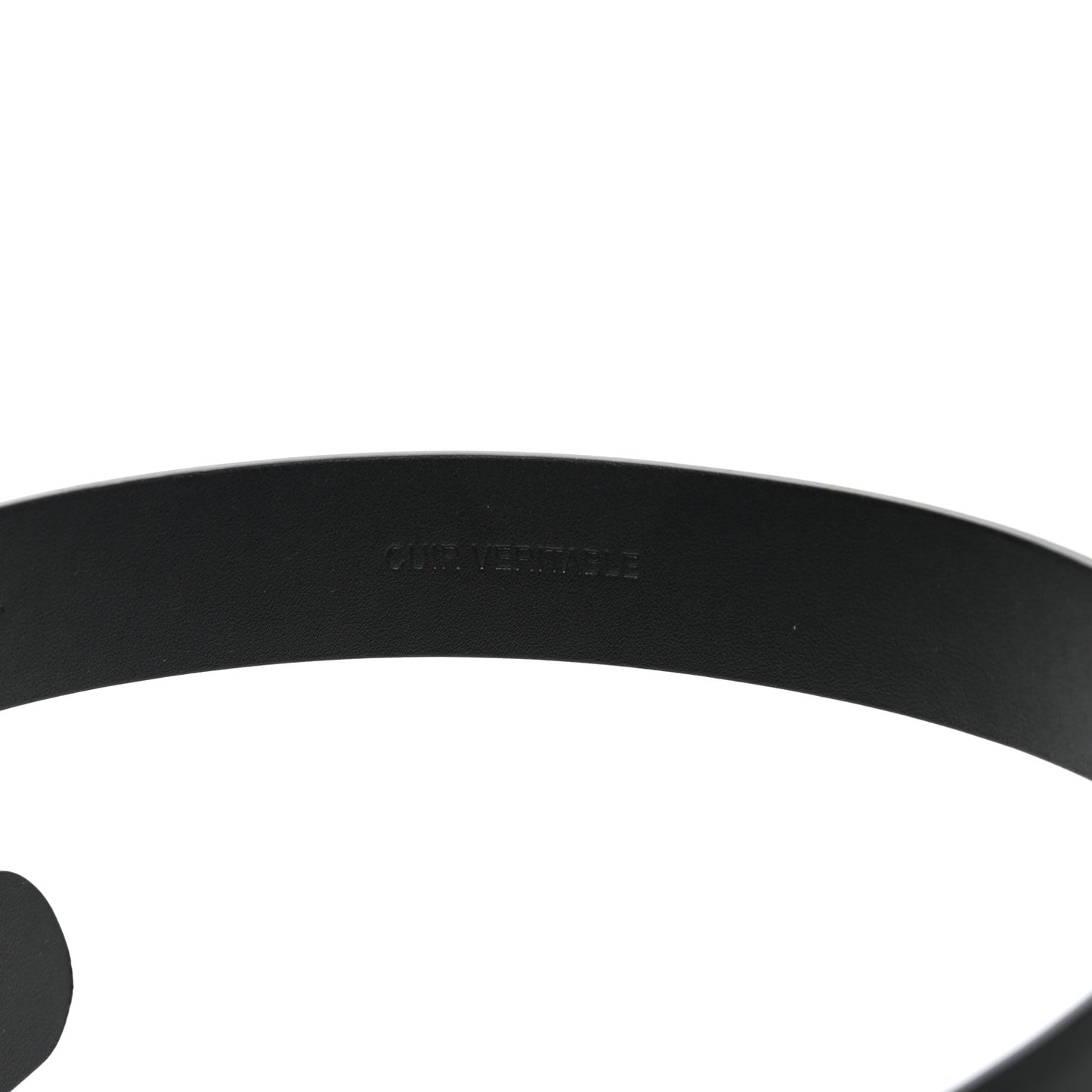 Calfskin Paris Button CC Belt 75 30 Black