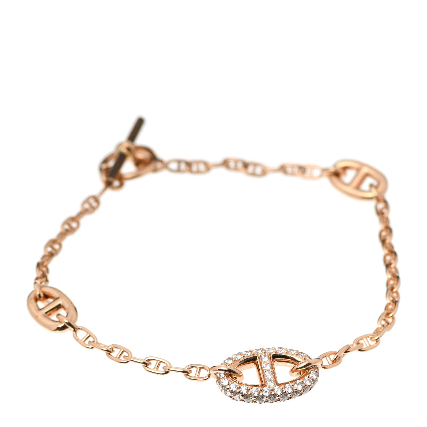 18K Rose Gold Diamond PM Farandole Bracelet ST