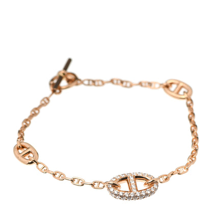 Hermes 18K Rose Gold Diamond PM Farandole Bracelet ST 1 of 6