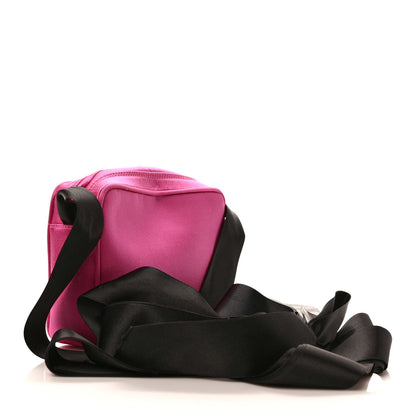 Chanel Satin CC Ribbon Evening Bag Fuchsia Black 2 of 8