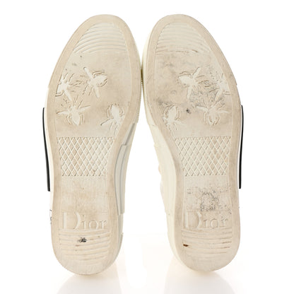 Christian Dior Technical Canvas Oblique Mens B23 High Top Sneakers 43 White 6 of 9