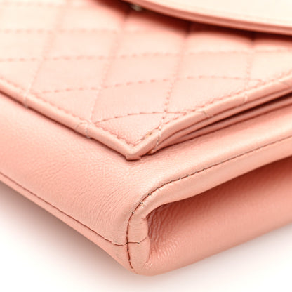 Chanel Calfskin Quilted Smart Pocket Crossbody Bag Light Pink 10 of 10