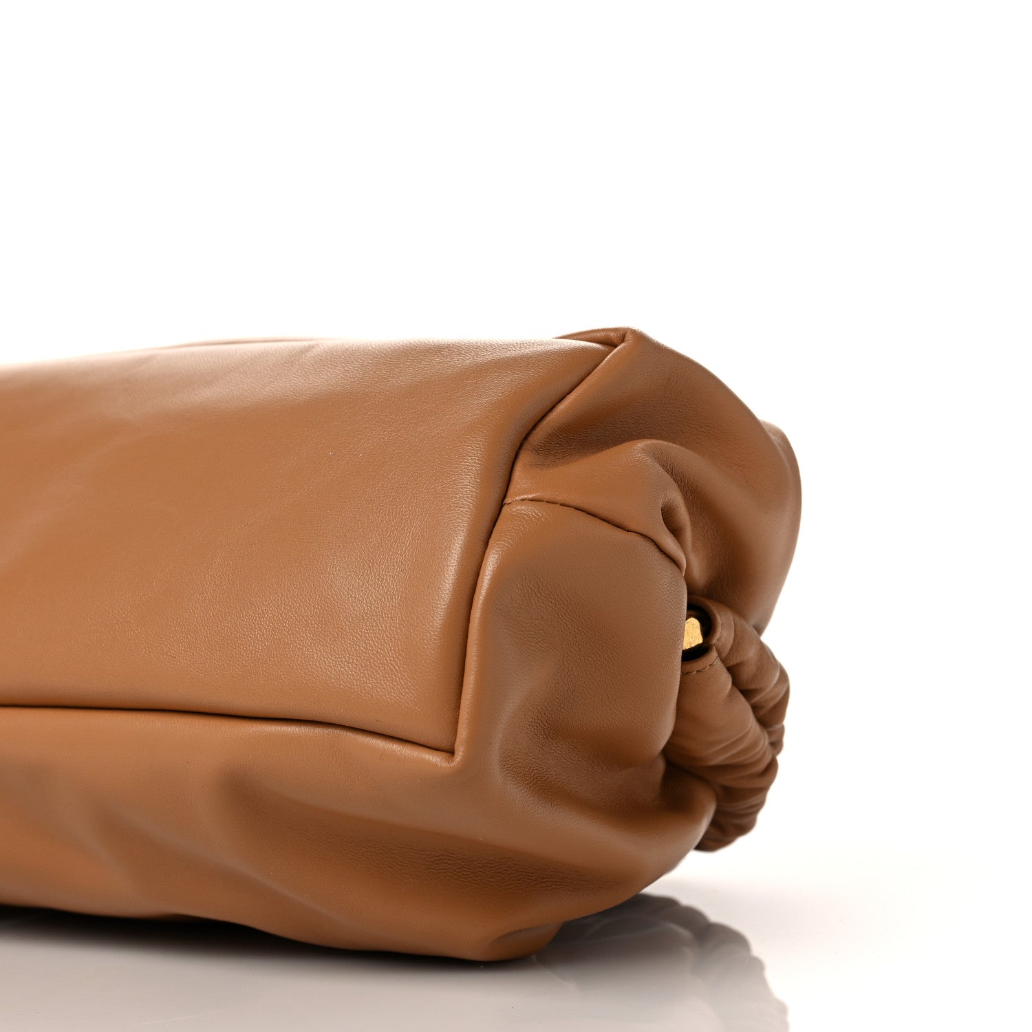 Mansur Gavriel Lambskin Cloud Clutch Caramel 8 of 8