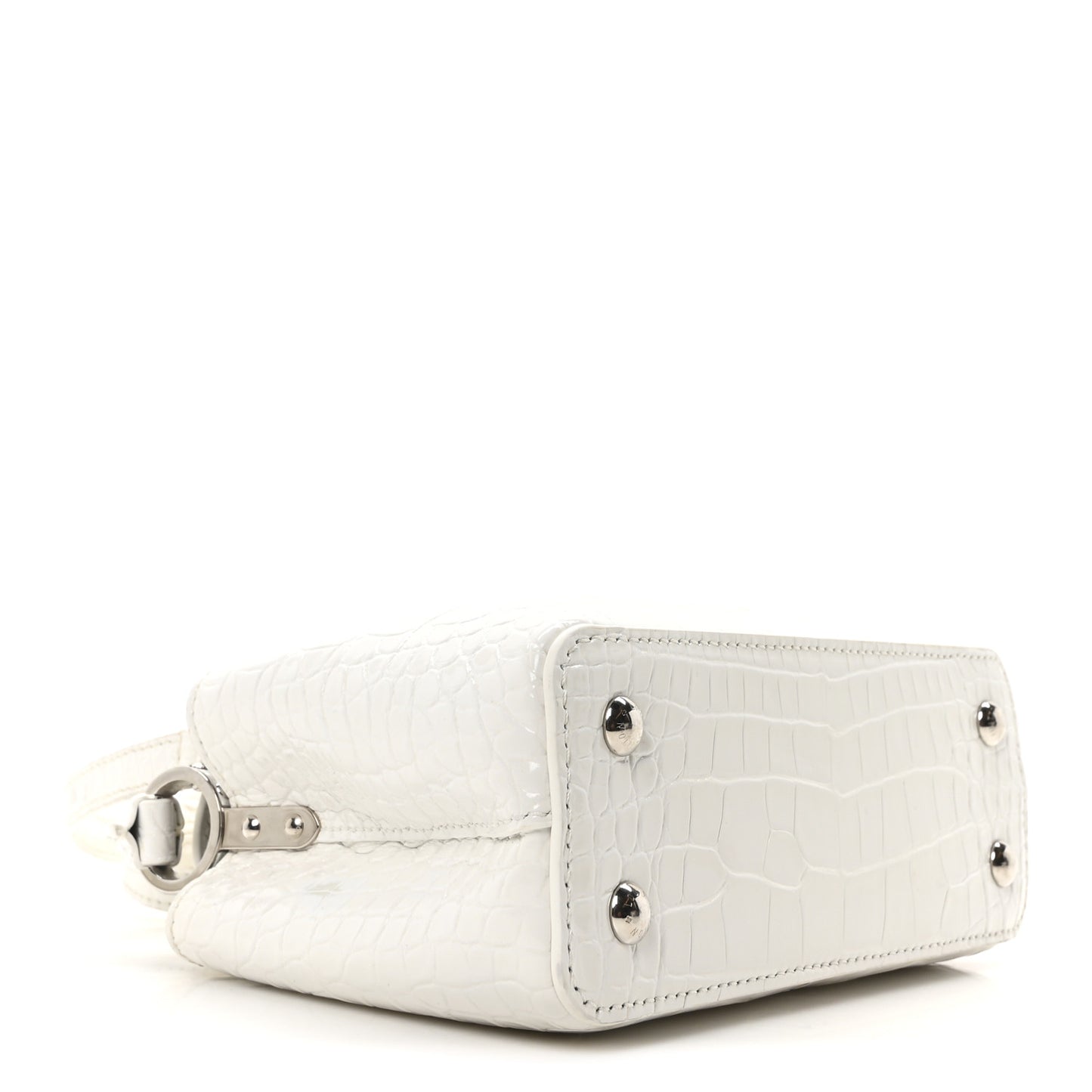 Crocodile Mini Capucines White