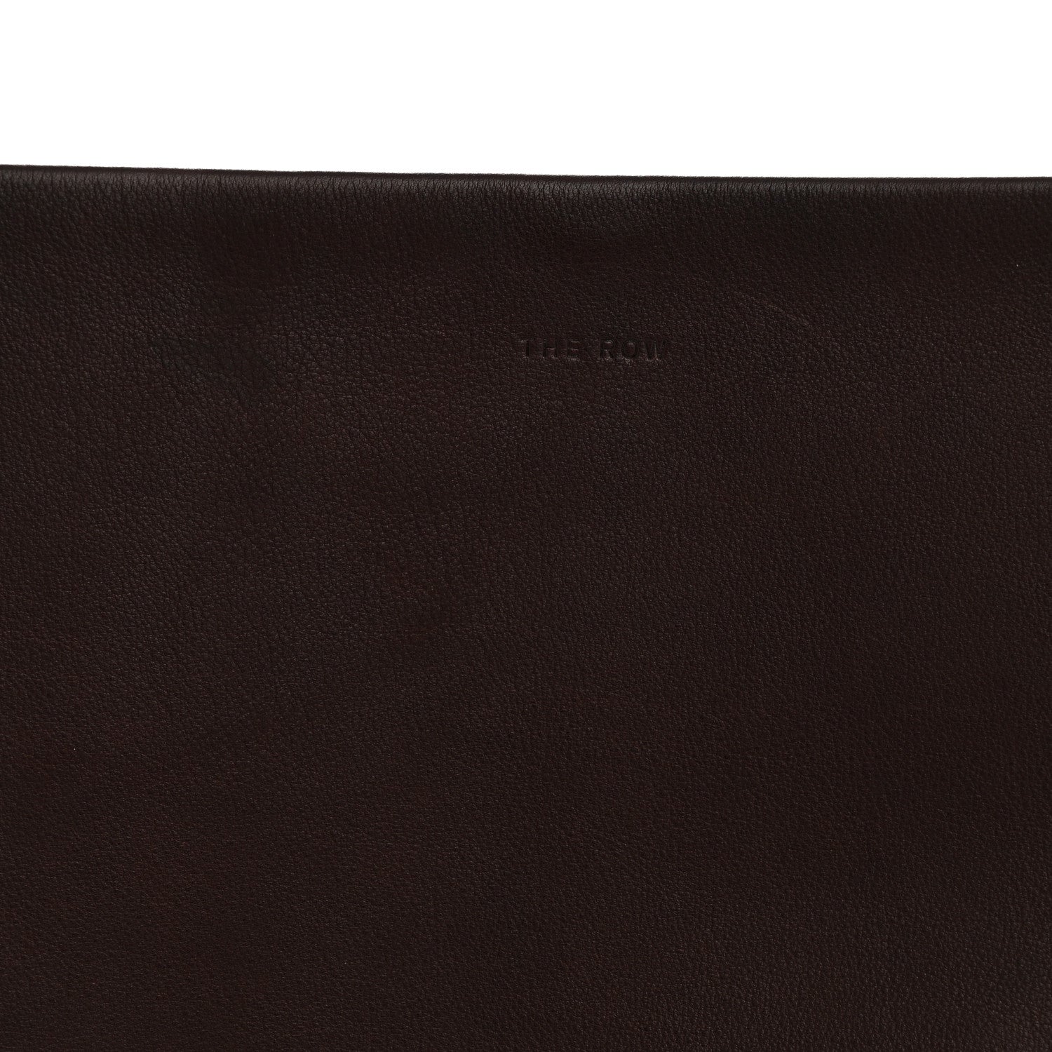 The Row Polished Saddle Calfskin Large N/S Park Tote Chestnut 7 of 10
