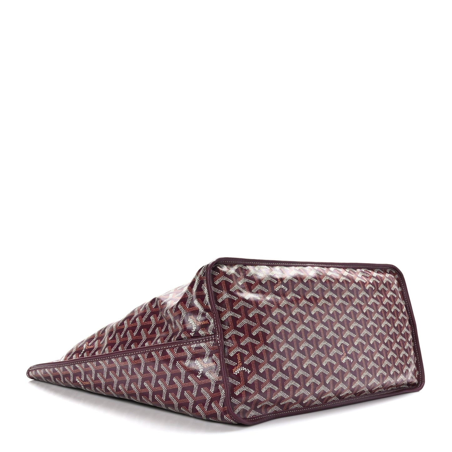 Goyardine Reversible Anjou GM Burgundy