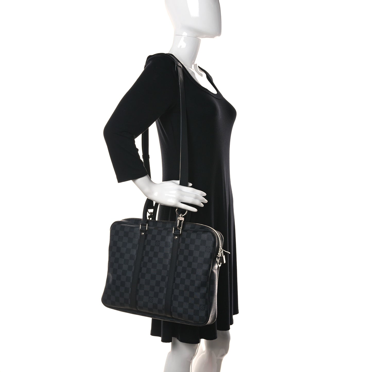 Damier Graphite Porte Documents Voyage PM