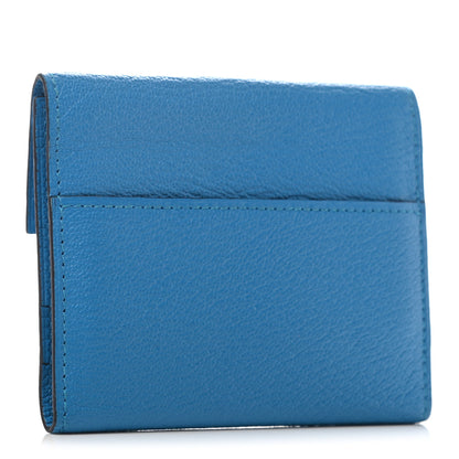 Hermes Chevre Mysore Mini Clic Card Holder Bleu Frida 3 of 7
