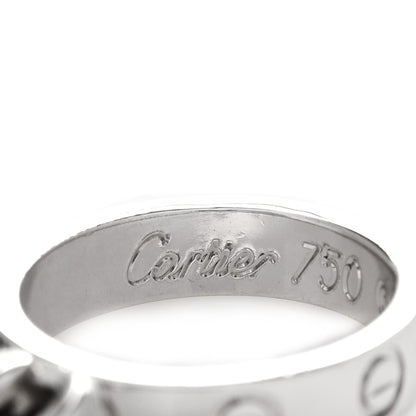 Cartier 18K White Gold LOVE Ring Charm 3 of 5