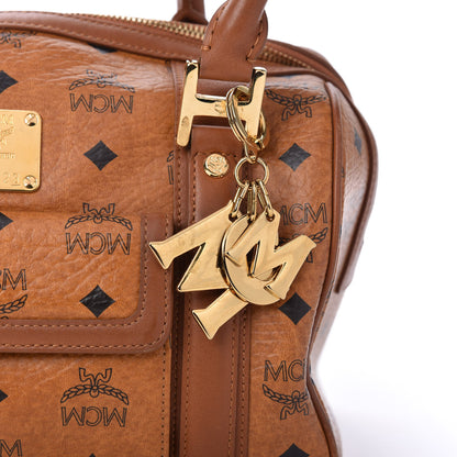 MCM Visetos Satchel Cognac 11 of 11