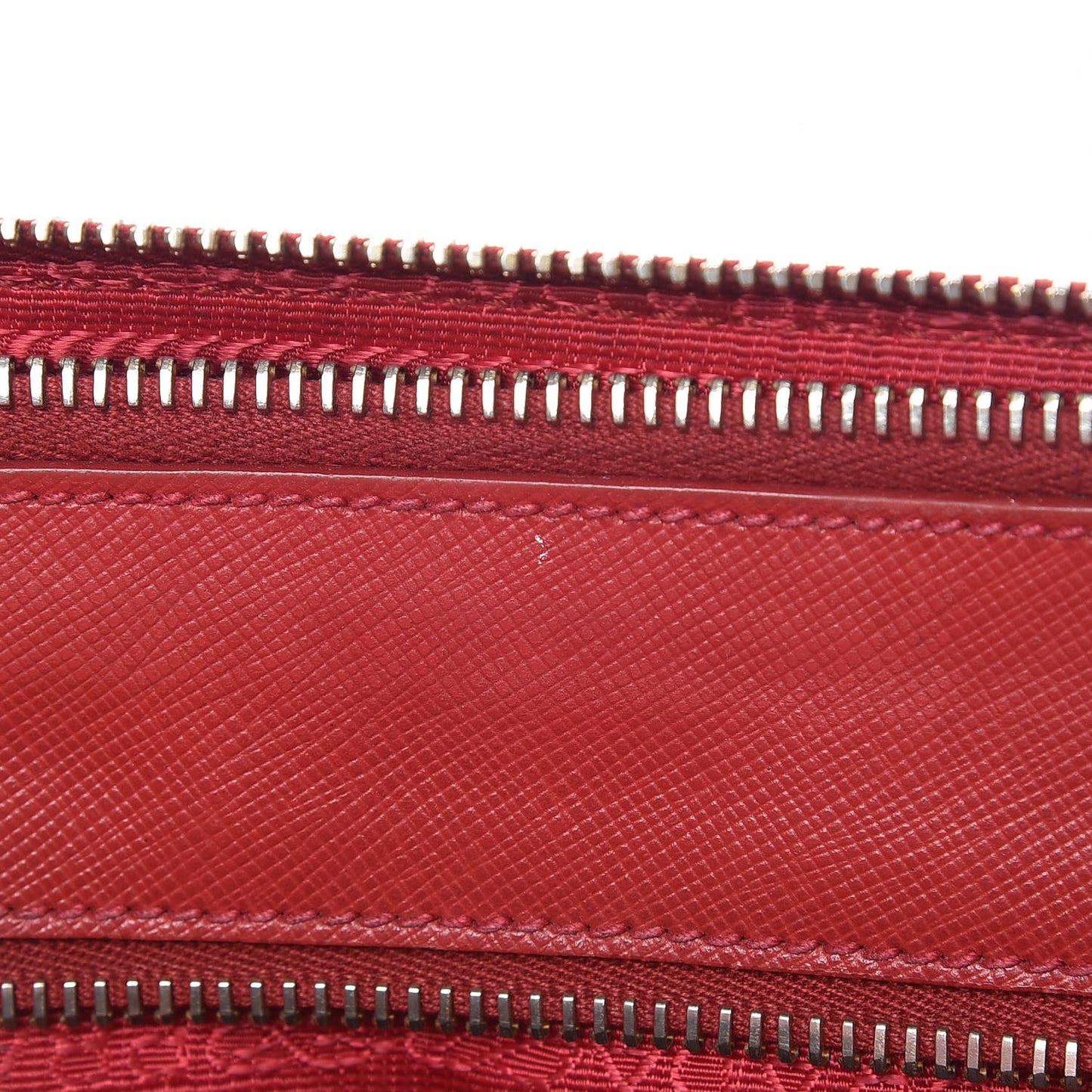 Saffiano Small Galleria Double Zip Tote Fuoco
