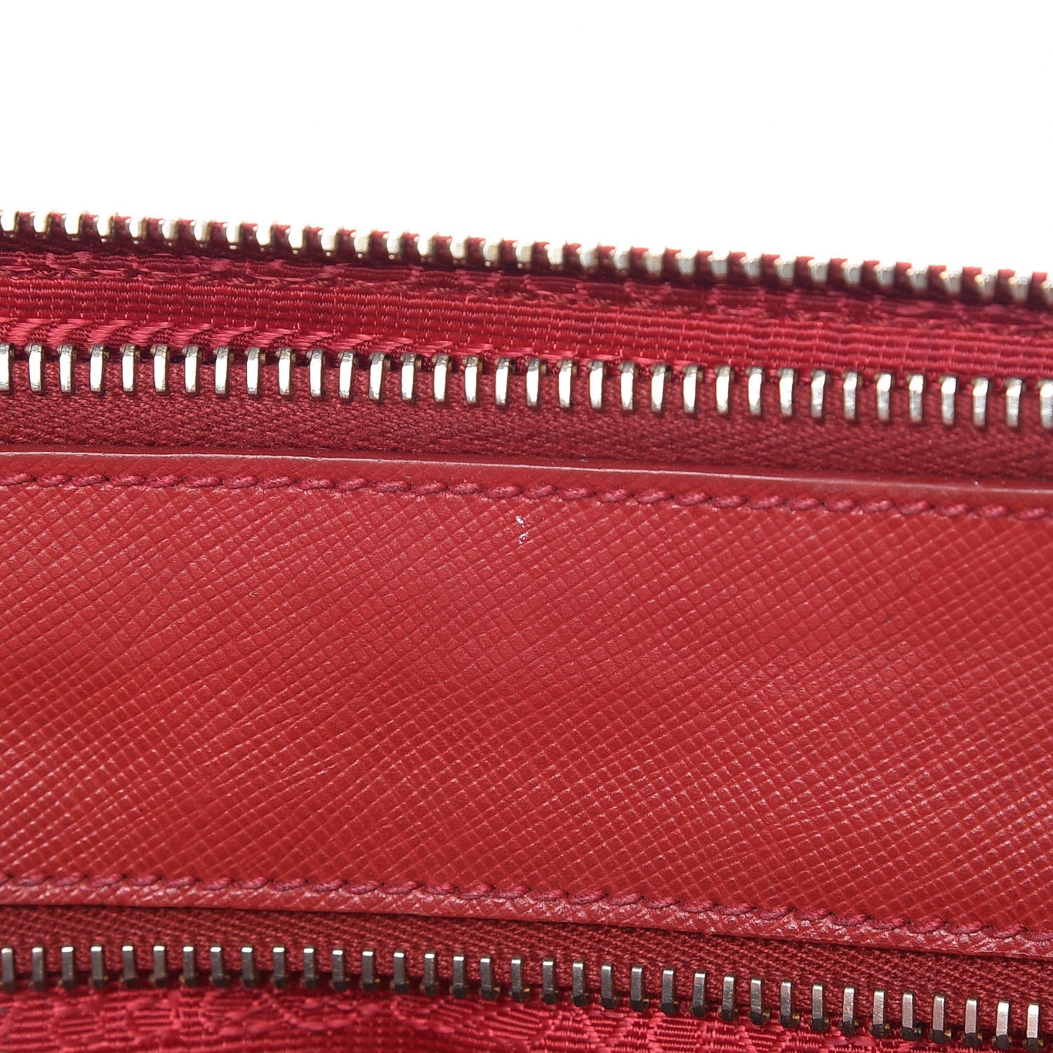 Prada Saffiano Small Galleria Double Zip Tote Fuoco 11 of 26