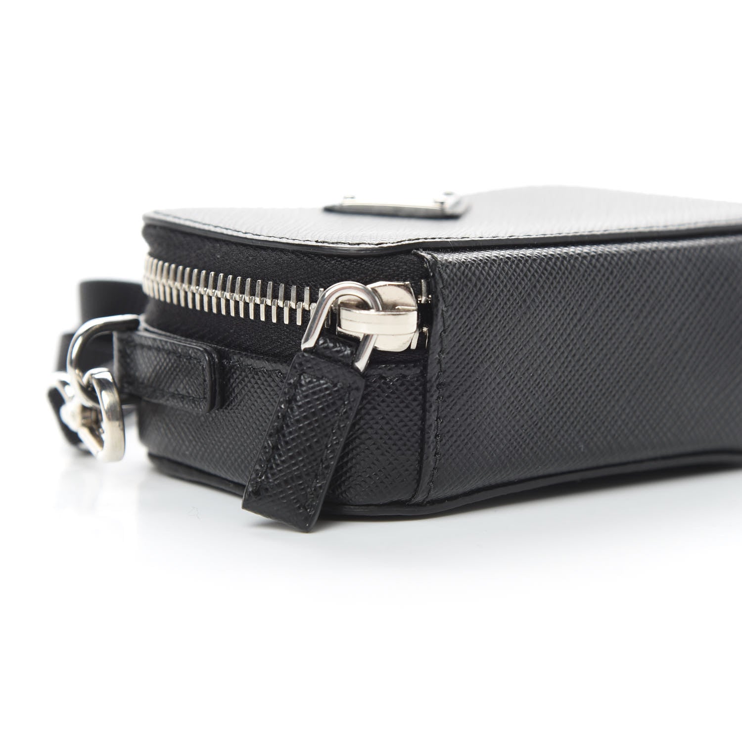 Prada Saffiano Cargo Pouch Black 8 of 11