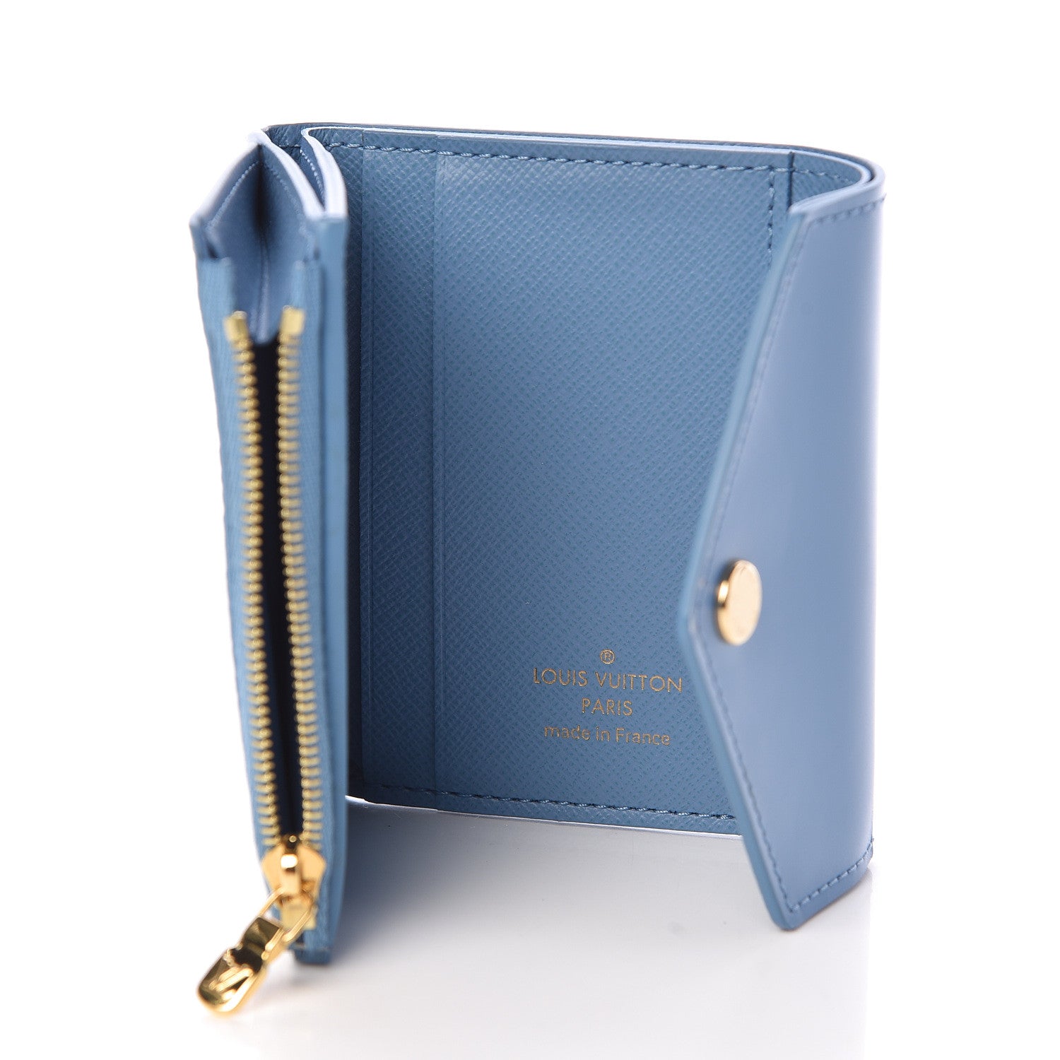 Louis Vuitton Damier Azur Zoe Wallet Bleuet 5 of 6
