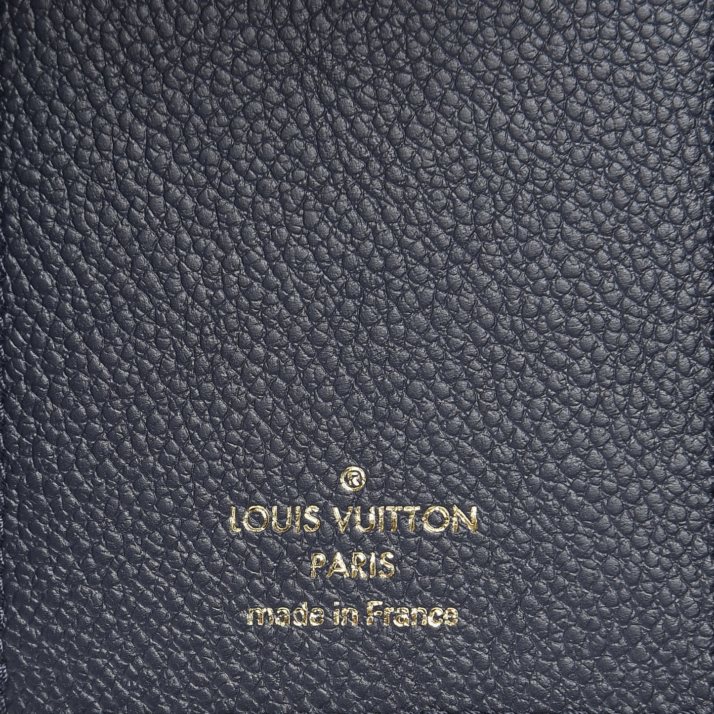 Empreinte Victorine Wallet Marine Rouge