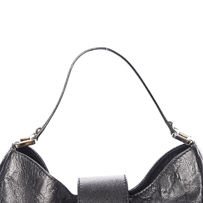 Gucci Guccissima Large New Ladies Web Hobo Black 8 of 12
