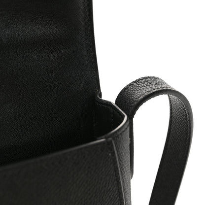 Celine Grained Calfskin Compact Trotteur  Black 11 of 12