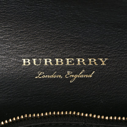 Burberry House Check Bridle Calfskin Small Madison Buckle Bag Tan 6 of 11