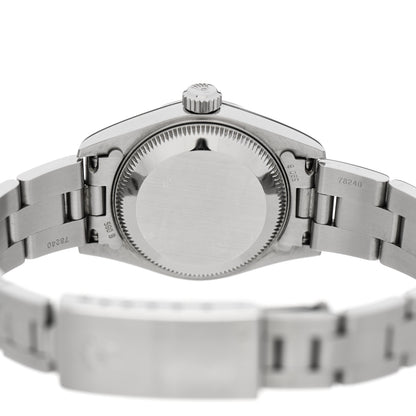 Rolex Stainless Steel 26mm Oyster Perpetual Date Watch Blue 79160 4 of 5