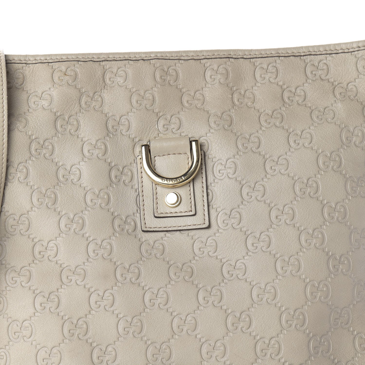 Gucci Guccissima Abbey Messenger Bag Off White 13 of 16