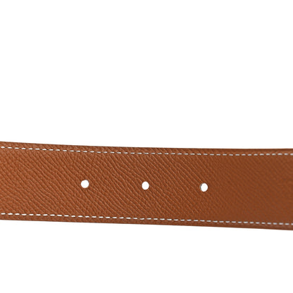 Hermes Box Togo 32mm Quizz H Belt 95 Black Gold 4 of 5