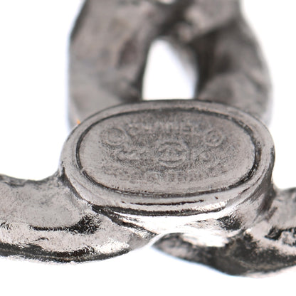 Chanel Ruthenium Crystal CC Earrings 4 of 4