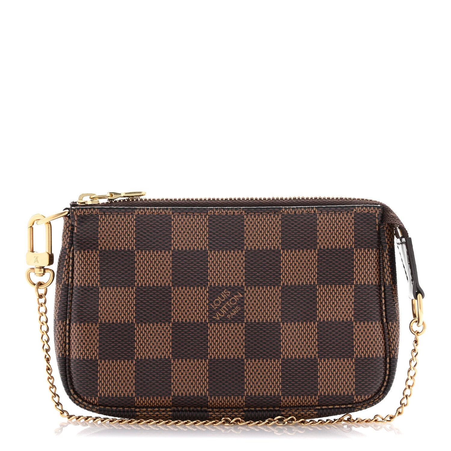 Louis Vuitton Damier Ebene Mini Pochette Accessories 1 of 8