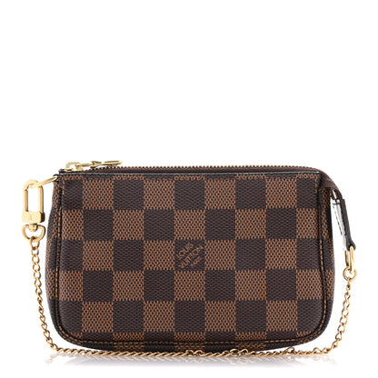 Louis Vuitton Damier Ebene Mini Pochette Accessories 1 of 8
