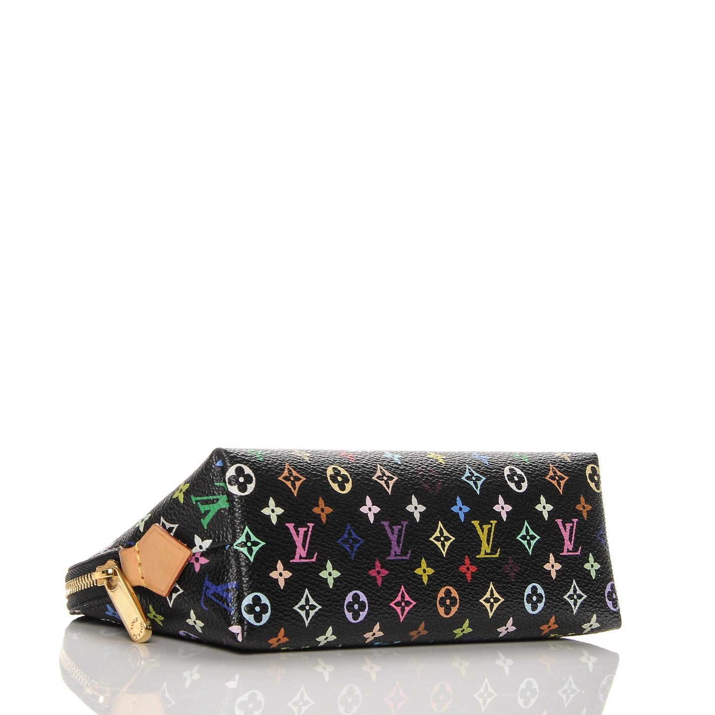 Monogram Multicolor Cosmetic Pouch Black Grenade