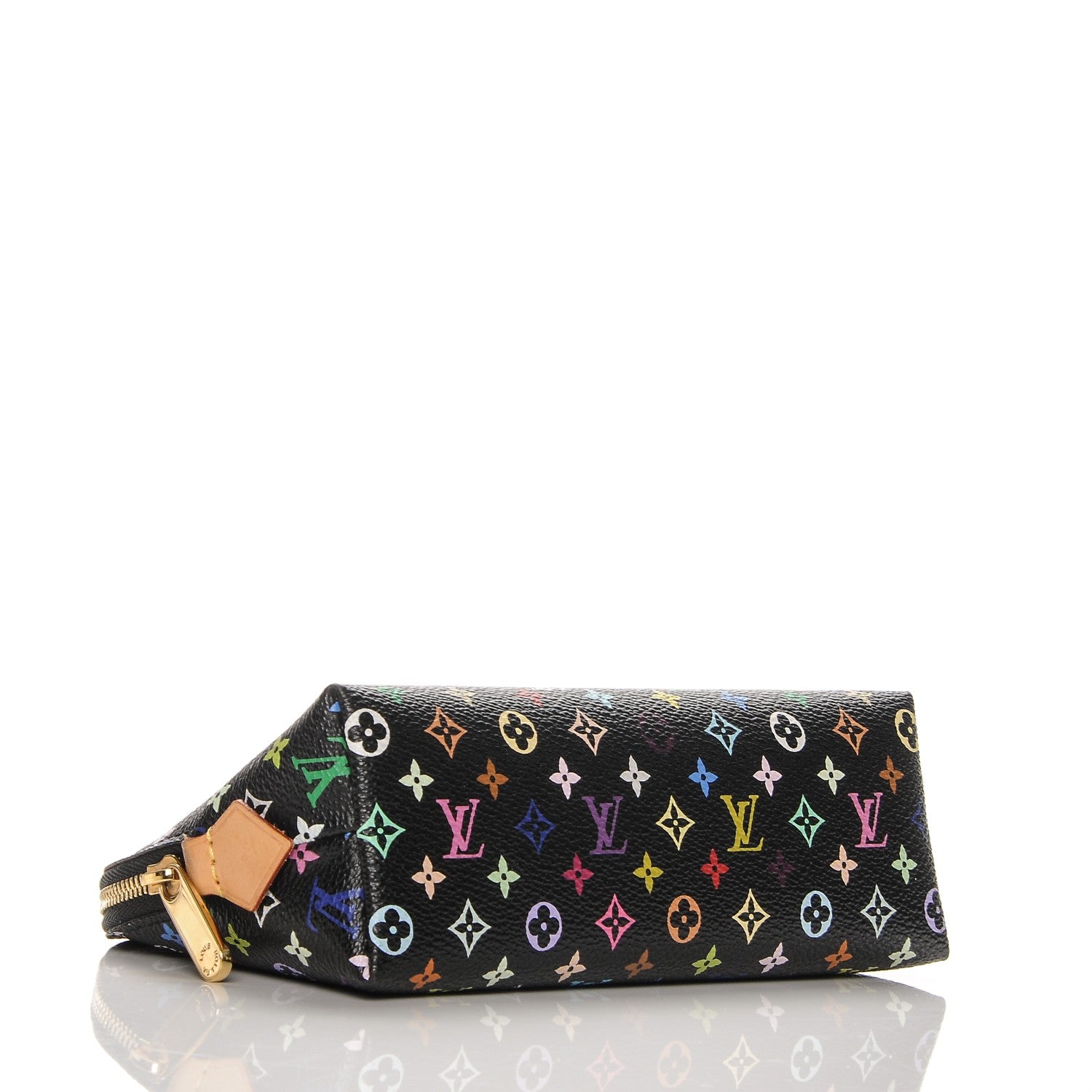 Louis Vuitton Monogram Multicolor Cosmetic Pouch Black Grenade 4 of 6