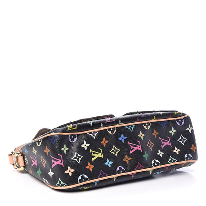 Louis Vuitton Monogram Multicolor Lodge GM Black 4 of 14
