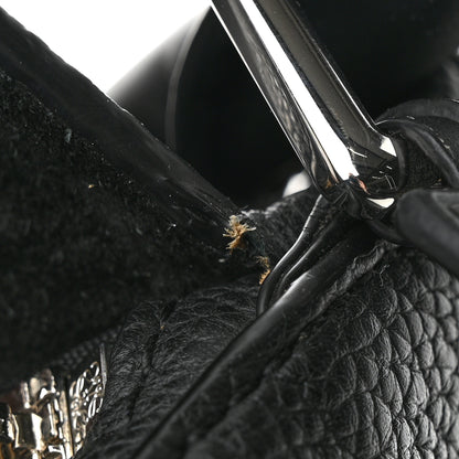 Loewe Calfskin Large Puzzle Edge Bag Black 10 of 14