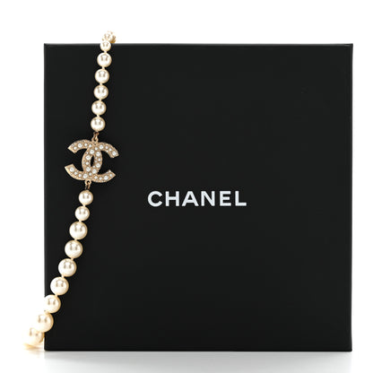 Chanel Pearl CC 100th Anniversary Necklace Light Gold 6 of 6