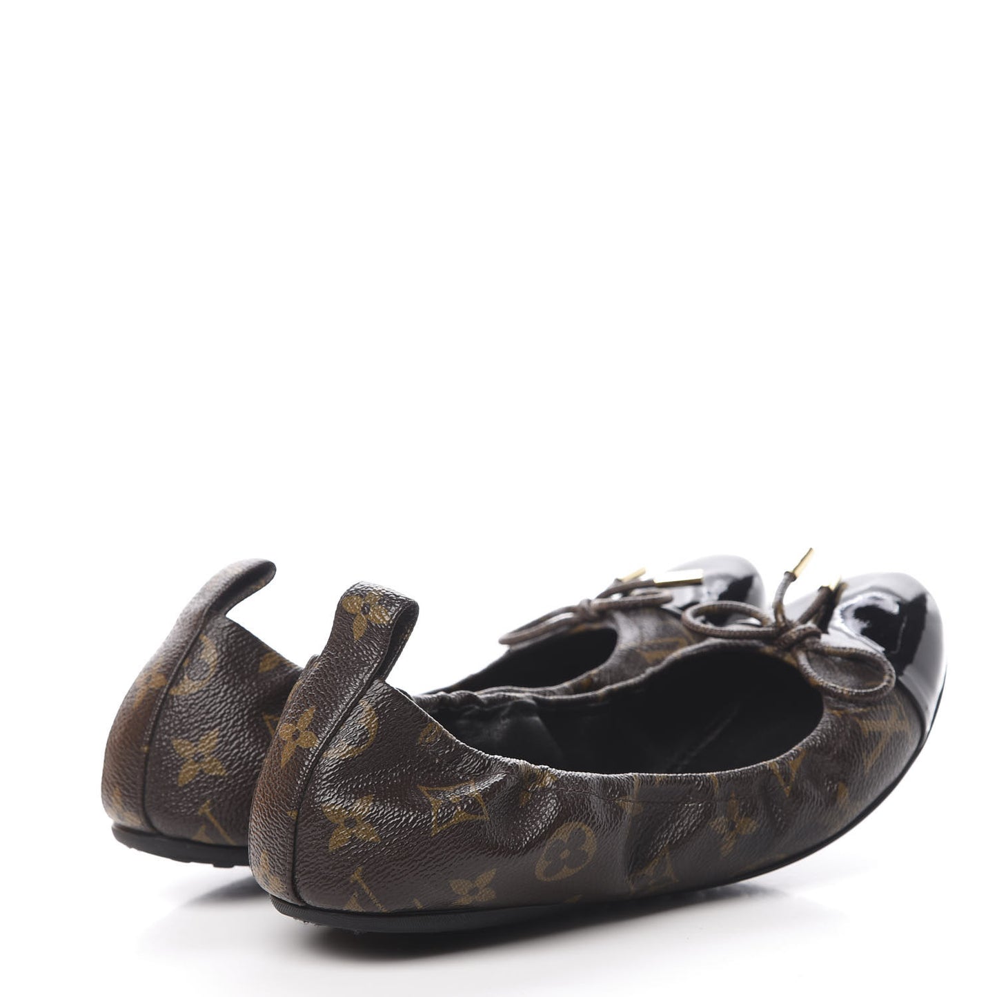 Monogram Flirty Ballerina Flats 37.5 Black