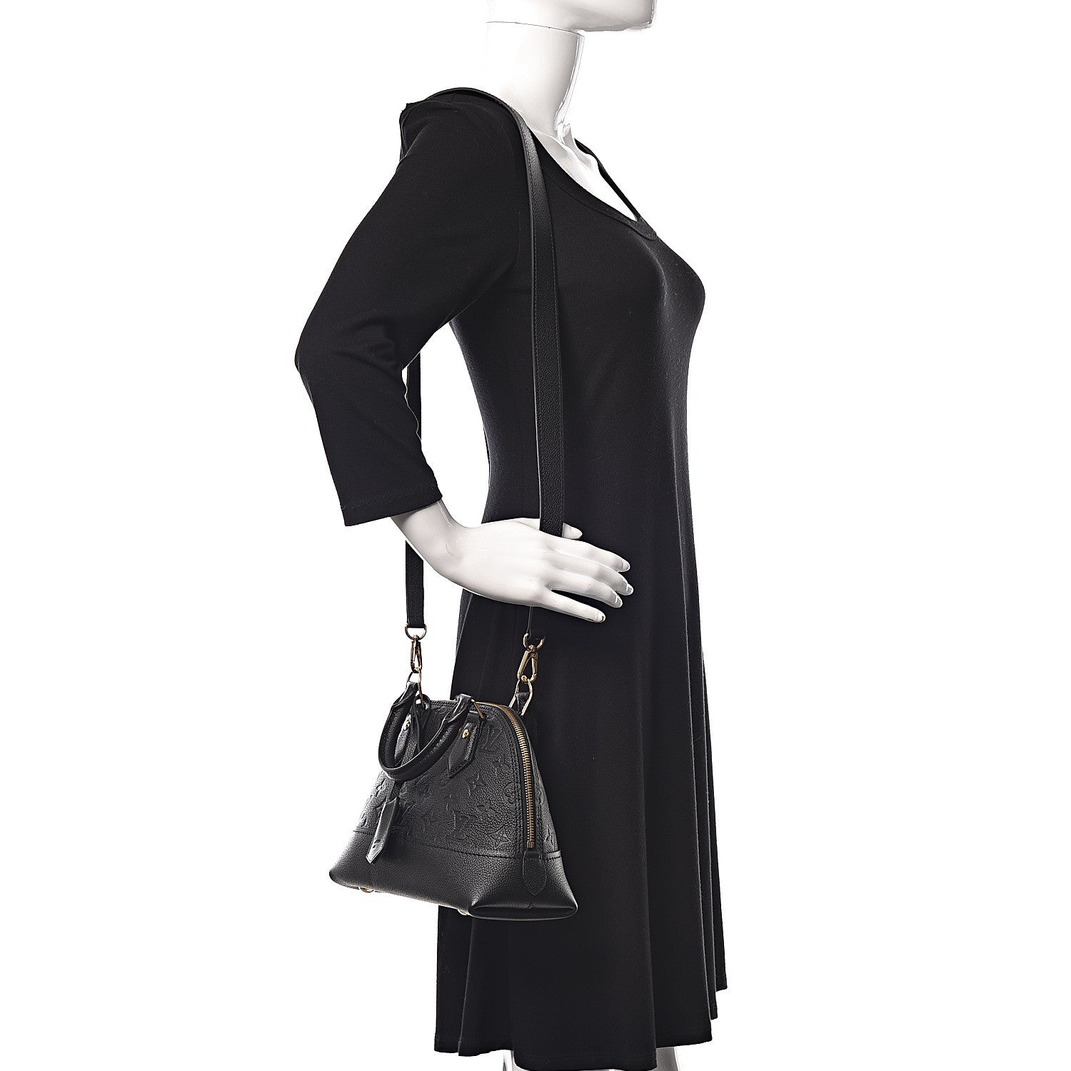 Louis Vuitton Empreinte Neo Alma BB Black 2 of 9