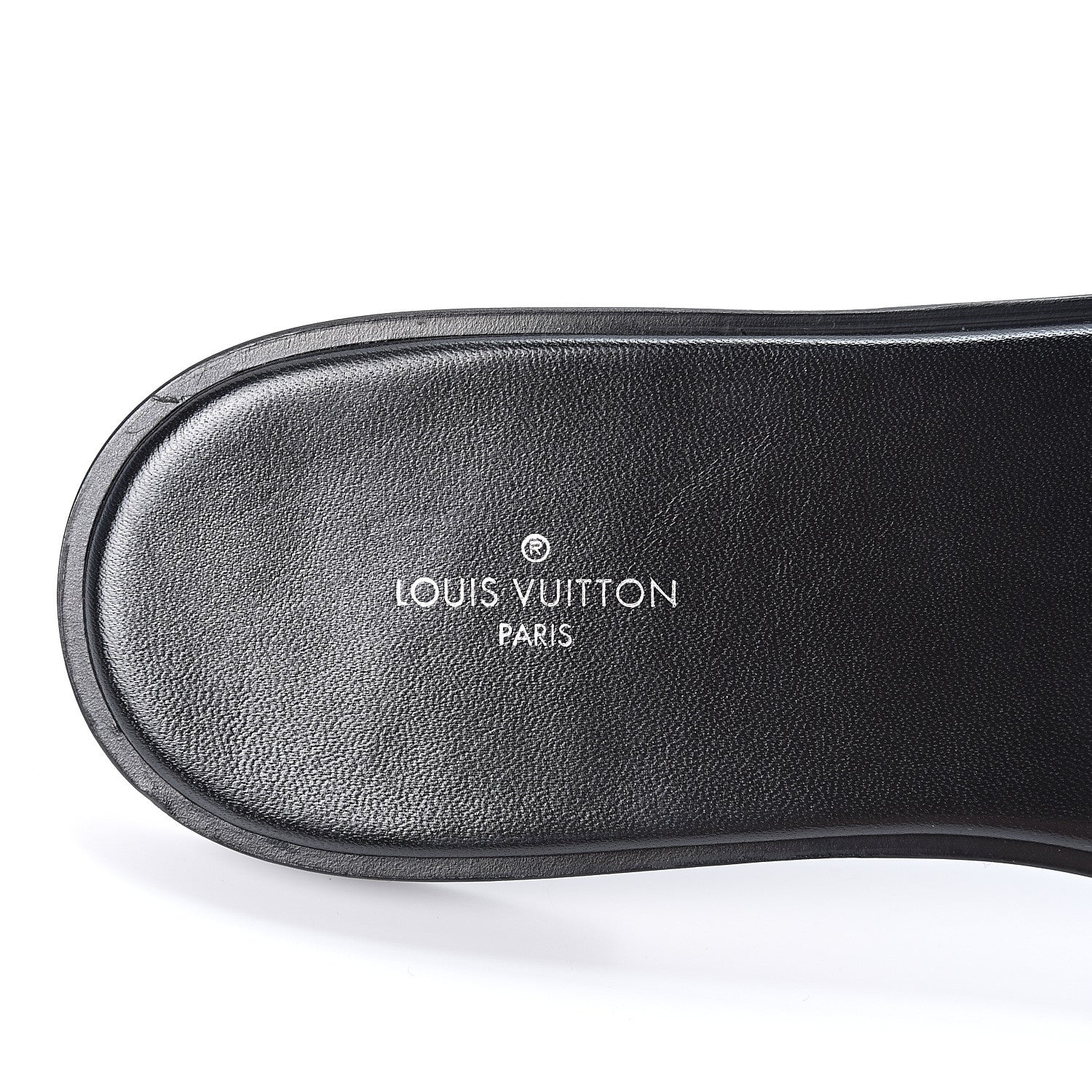 Louis Vuitton Patent Calfskin Monogram LV Black Heart Flat Mules 38 Cacao 8 of 10