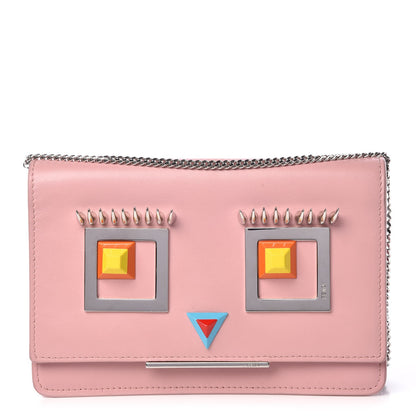 Fendi Vitello Century Hypnoteyes Tube Wallet On Chain Bubblegum 1 of 11