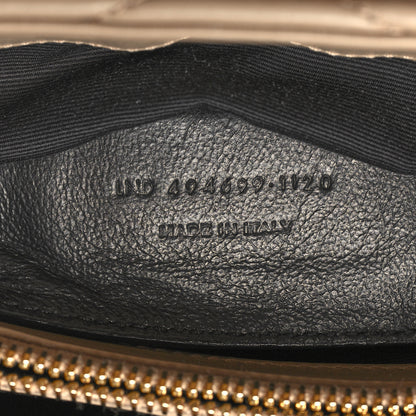 Saint Laurent Calfskin Y Quilted Monogram Small Loulou Chain Satchel Light Natural 8 of 11