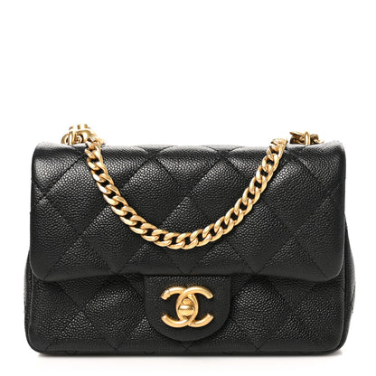 Chanel Caviar Quilted Mini Sweetheart Rectangular Flap Black 1 of 11