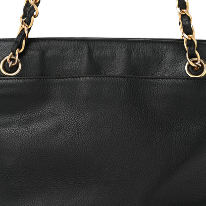 Chanel Caviar CC Shoulder Bag Black 8 of 10