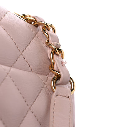 Chanel Calfskin Quilted Small Urban Spirit Backpack Light Pink 12 of 14