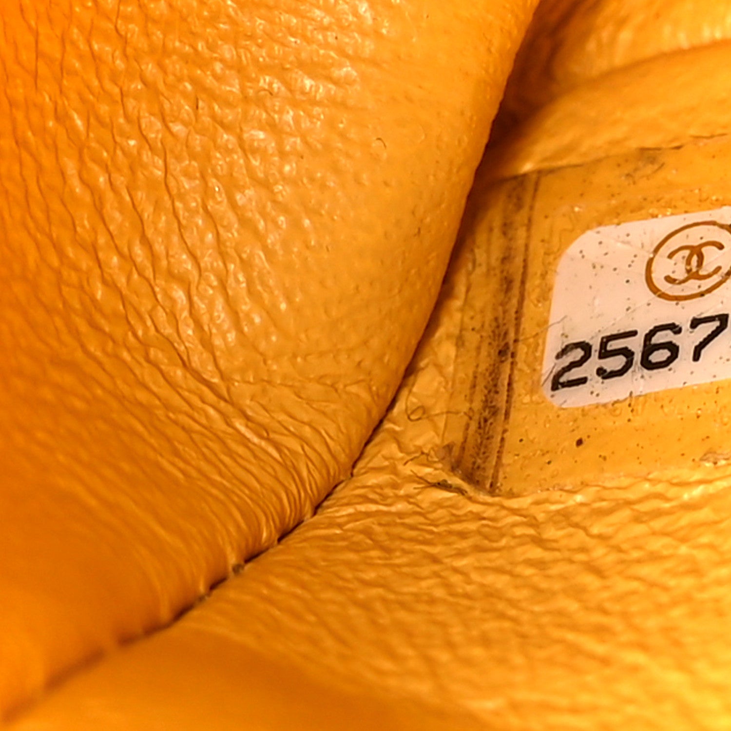 Chanel Caviar Quilted Mini Rectangular Flap Yellow 8 of 12