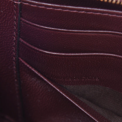 Mulberry Crocodile Embossed Medium Zip Around Wallet Burgundy 8 of 8