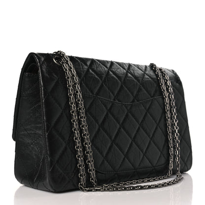 Chanel Aged Calfskin Quilted 2.55 Reissue 226 Flap Black 3 of 9