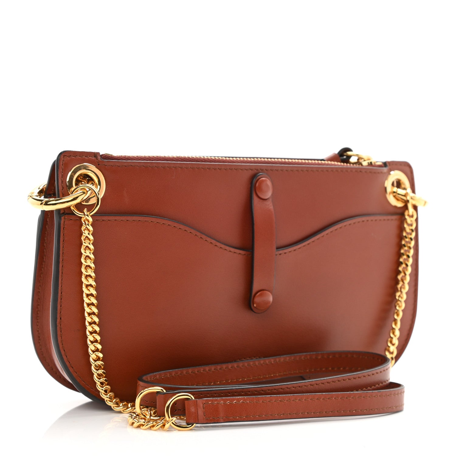 Chloe Calfskin Tess Mini Crossbody Bag Sepia Brown 3 of 9