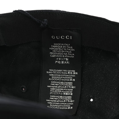 Gucci X MLB Cotton NY Yankees Baseball Hat 57-61 Black 9 of 9