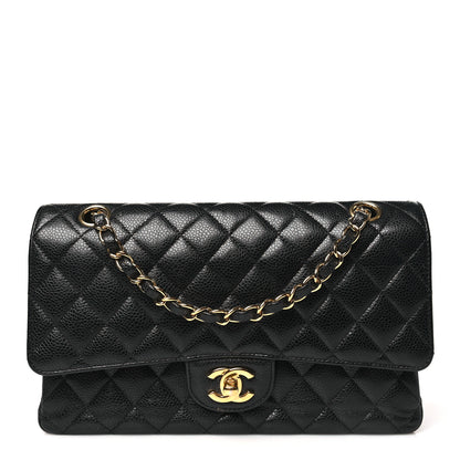 Chanel Caviar Quilted Medium Double Flap Black 1 of 10