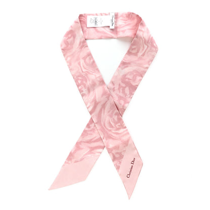 Christian Dior Silk Rose Mitzah Scarf Pink Rose 1 of 4